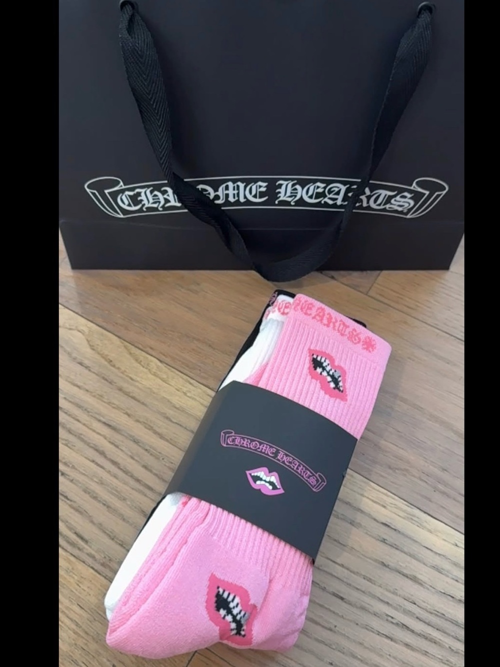 Brand new Chrome Hearts Socks set of 3